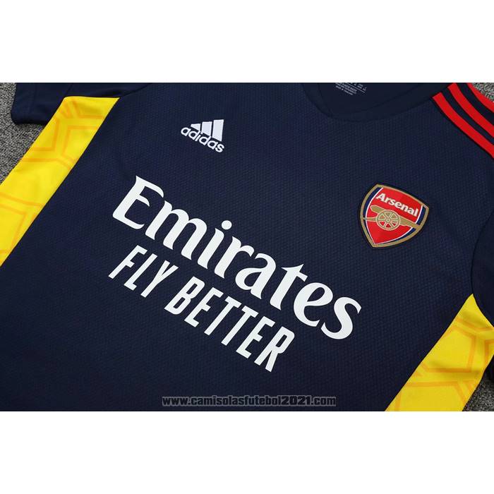 Fato de Treino Arsenal Manga Curta 2022-2023 Azul - Calcas Curta